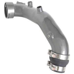 BMW 335i Intercooler Charge Pipe Kit - AEM Induction - Mandrel-Bent Aluminum, Powder Coated - Gunmetal Gray - `07-`10